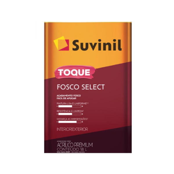 Tinta Acrílica Toque Fosco Select Suvinil 18L