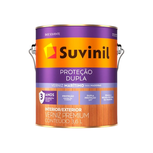 Verniz Marítimo para Madeiras Suvinill Dupla Proteção 3,6L