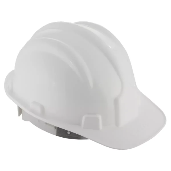 Capacete de Proteção Branco com Carneira Worker