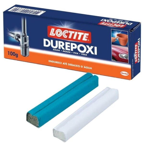 Adesivo Epoxi Durepoxi 100g Cinza Loctite Henkel - Imagem 2