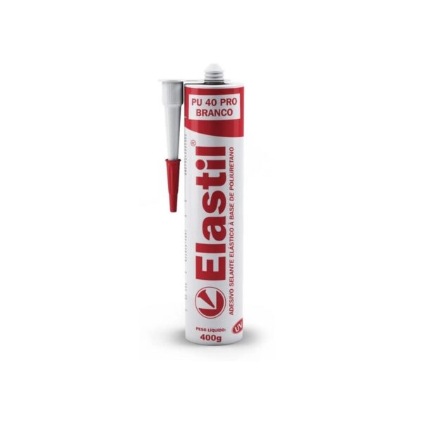 Adesivo Selante PU40 Pro Branco Tubo 400g Elastil