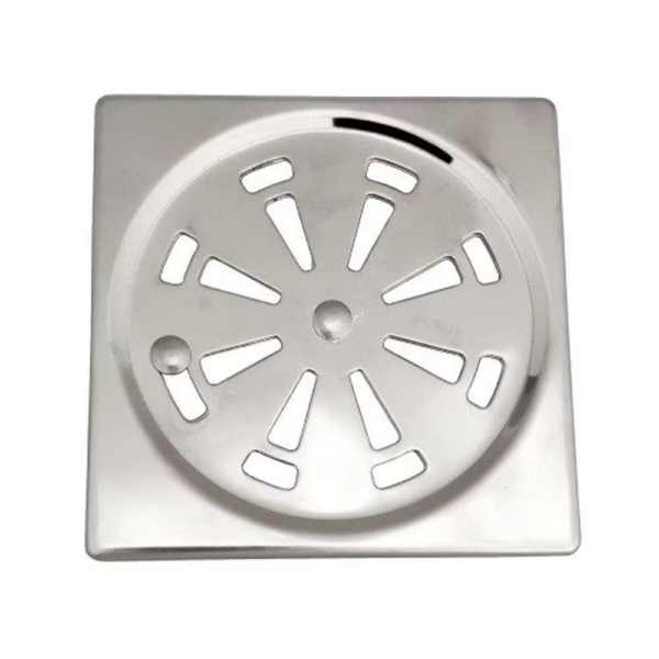 Grelha Abre e Fecha Inox 100mm Quadrada Flvx