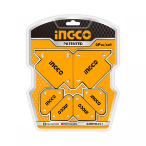 Jogo de Esquadro Magnetico para Soldador C/6 peças Ingco AMWH6001