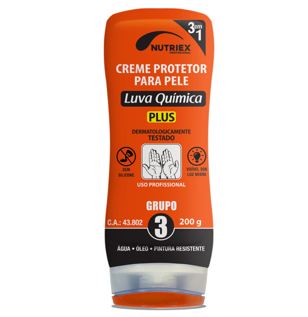 Creme Protetor para Pele Luva Química 3 em 1 G3 200g Nutriex