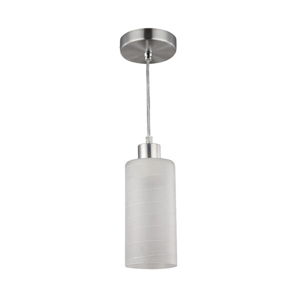 Pendente Jasmim Simples Vidro Jateado Blumenau