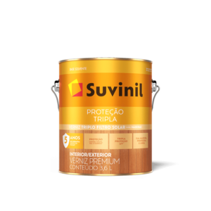 Verniz Proteção Tripla Incolor Brilhante Suvinil 3,6L