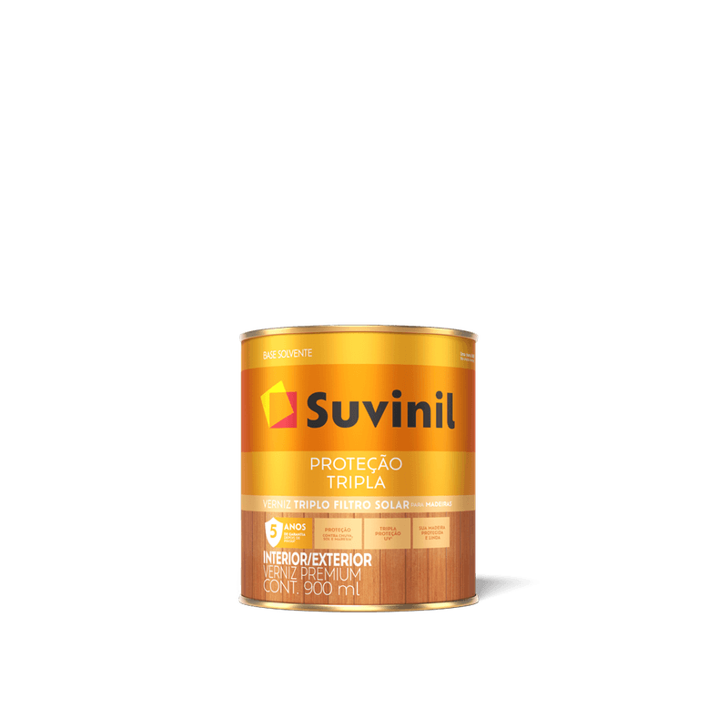 Verniz Proteção Tripla Incolor Fosco Suvinil 900ML