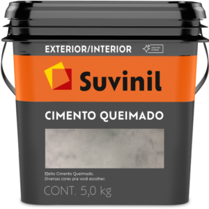 Tinta Cimento Queimado Parede Concreto Suvinil 5,0kg