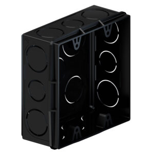 Caixa de Luz para Eletroduto 4x4" Preta Tigre