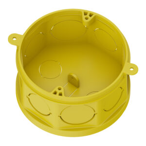 Caixa de Luz Octogonal para Eletroduto 4x4" Amarela Tigre
