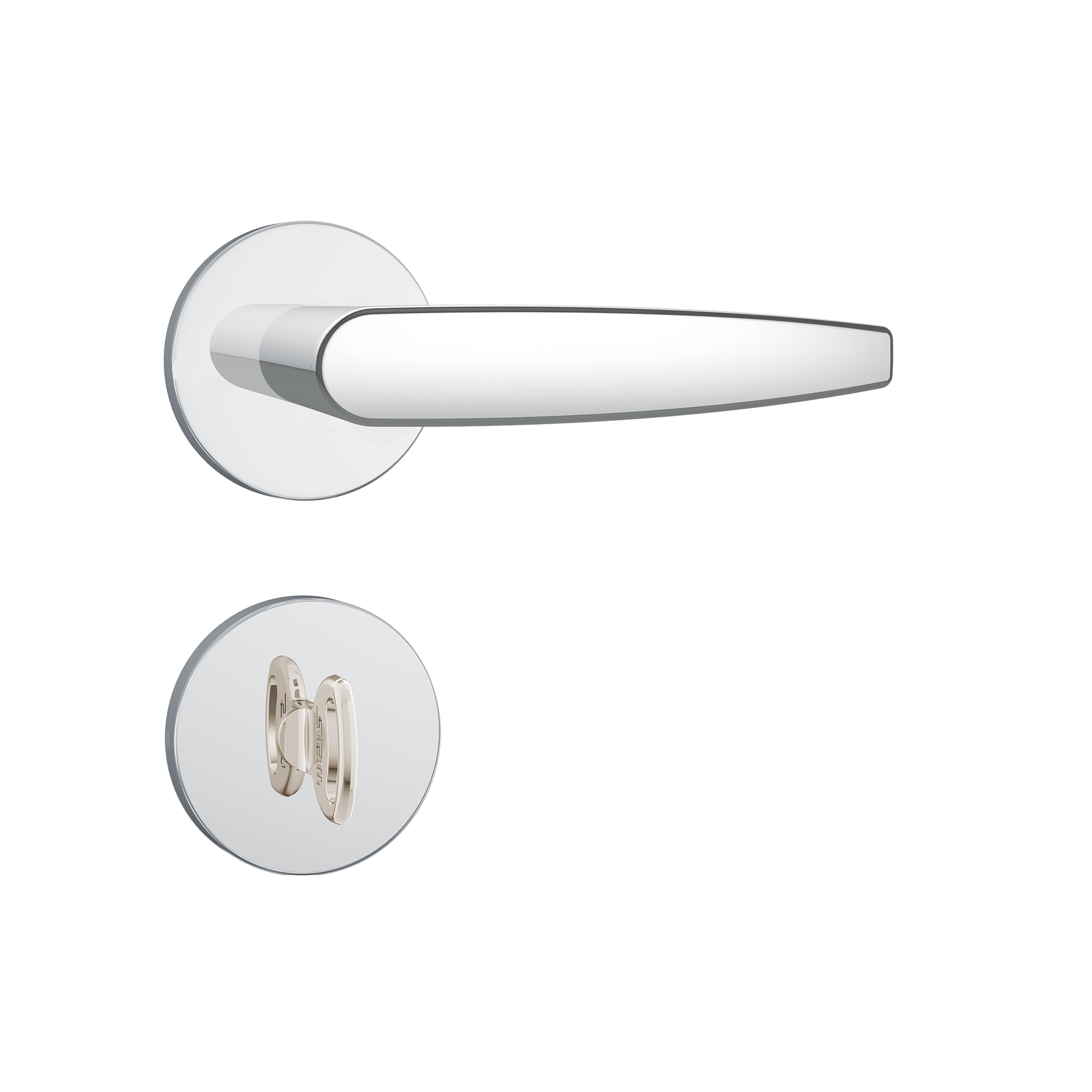 Fechadura para Banheiro Stam 823/33 Inox Cromado