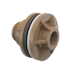 Adaptador Flange com Anel PVC Marrom Roscável e Soldável 1" 32mm Tigre