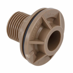 Adaptador Flange com Anel PVC Marrom Roscável e Soldável 3/4" 25mm Tigre