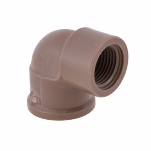 Joelho 90° PVC Marrom Roscável e Soldável 3/4x1/2" 25x20mm Tigre