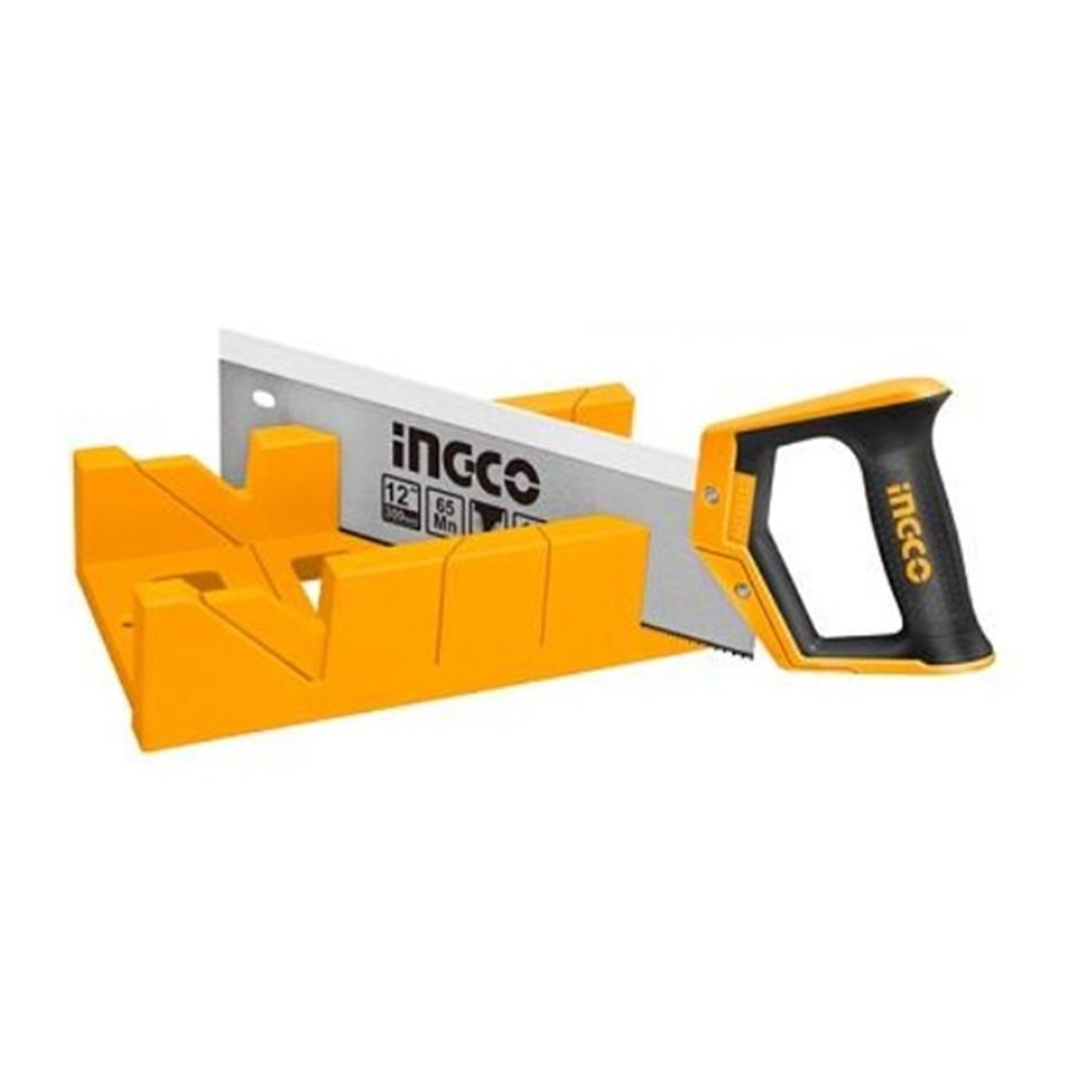 Kit Caixa Meia Esquadria Com Serrote Costa 12″ Ingco HMBSK30082