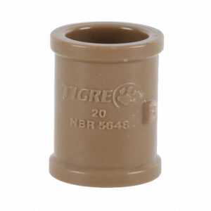 Luva PVC Marrom Soldável 1/2" 20mm Tigre