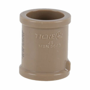 Luva PVC Marrom Soldável 3/4" 25mm Tigre