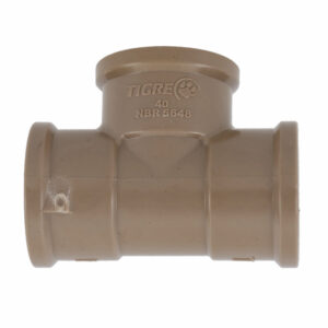 Tê PVC Marrom Soldável 1.1/4" 40mm Tigre