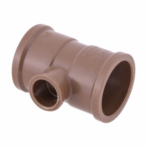 Tê de Redução PVC Marrom Soldável 1.1/2x3/4" 50x25mm Tigre