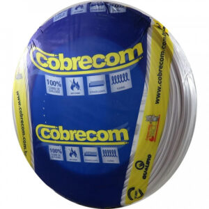 Cabo Flexível 450/750V 1,5mm Branco Rolo C/100mt Cobrecom