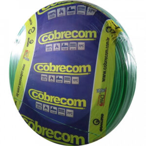 Cabo Flexível 450/750V 1,5mm Verde Rolo C/100mt Cobrecom