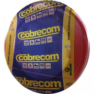 Cabo Flexível 450/750V 1,5mm Vermelho Rolo C/100mt Cobrecom