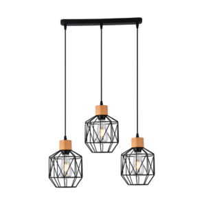 Luminária Pendente Triplo Aramado Persa 18cm Good GI-0446-3