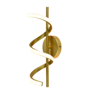 Arandela Espiral Gold 12W 30cm Good GI-11017-1GD