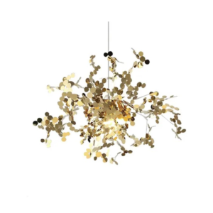 Luminária Pendente Chuva de Ouro 55cm Good GI-20164-6A