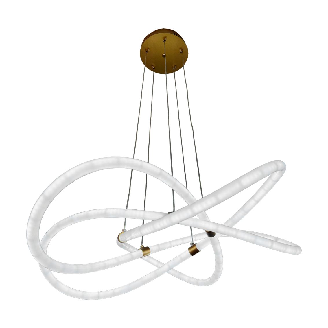 Luminária Pendente Medusa Gold 90W 74cm Good GI-63100B-1GD