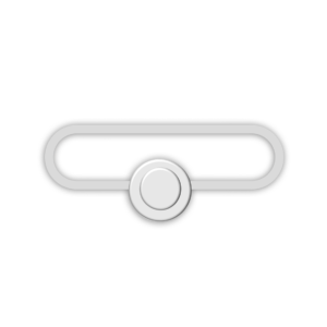 Arandela Oval Branca 12W 6500K 24cm Good GI-63204-1WH