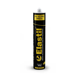Adesivo Selante PU40 Pro Preto Tubo 400gr Elastil
