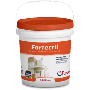 Resina Impermeabilizante Acrílica Multiuso Fortecril 3,6L Revescor
