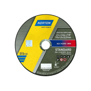Disco Corte para Inox Standard 4.1/2" 115mm Norton