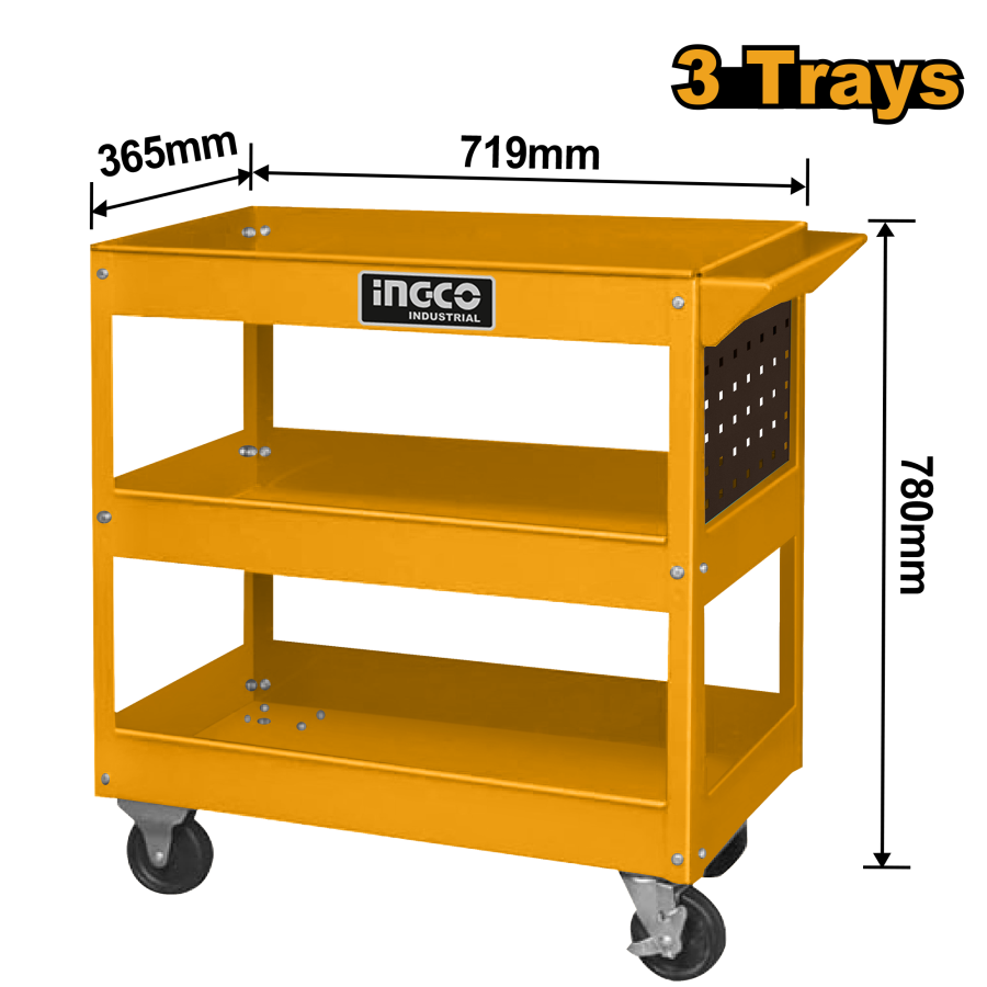 Carrinho De Ferramenta 3 Niveis HPTCT031 Ingco