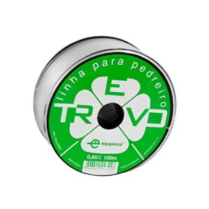 Linha Nylon para Pedreiro 100m 0,8mm Incolor Trevo