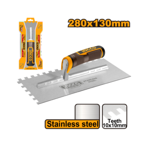 DESEMPENADEIRA ACO INOX DENTADA 280X130MM INGCO HPTT28138