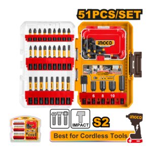 JOGO BITS DE IMPACTO C/51PC INGCO AKDL25106