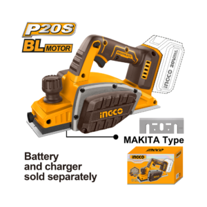 PLAINA ELÉTRICA BRUSHLESS À BATERIA 20V INGCO (NAO ACOMPANHA BATERIA) CRLI20401