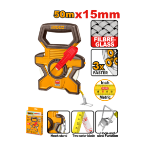 TRENA DE FIBRA LONGA CAIXA ABERTA 50MX15MM INGCO HFMT1850