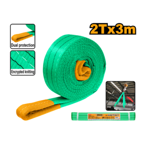 CINTA PARA ELEVAÇÃO DE CARGA 2TX3M VERDE INGCO HWSP0203