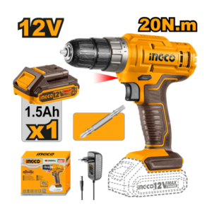 PARAFUSADEIRA 3/8” 12V INGCO UCDLI1218-9