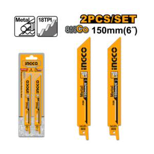 JOGO LÂMINAS PARA SERRA SABRE PARA AÇO COM 2PC INGCO SSB922EF