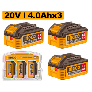 KIT BATERIA 20V 4.Ah C/3PC INGCO COSLI251296