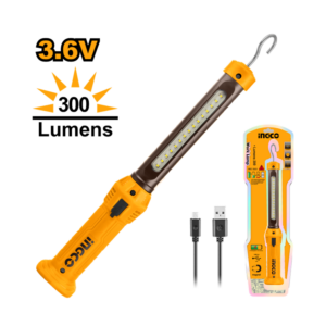 LAMPADA DE TRABALHO LED 3,6B 300 LUMENS INGCO HWLI35261