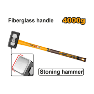 MARRETA COM CABO DE FIBRA E EMBORRACHADO 4000G INGCO HSTH83498