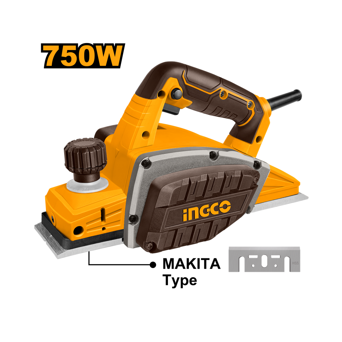 PLAINA ELÉTRICA 750W 127V INGCO UPL7508-9