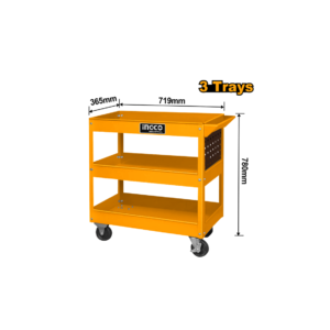 CARRO DE FERRAMENTAS 3 NIVEIS C/RODAS INGCO HPTCT031