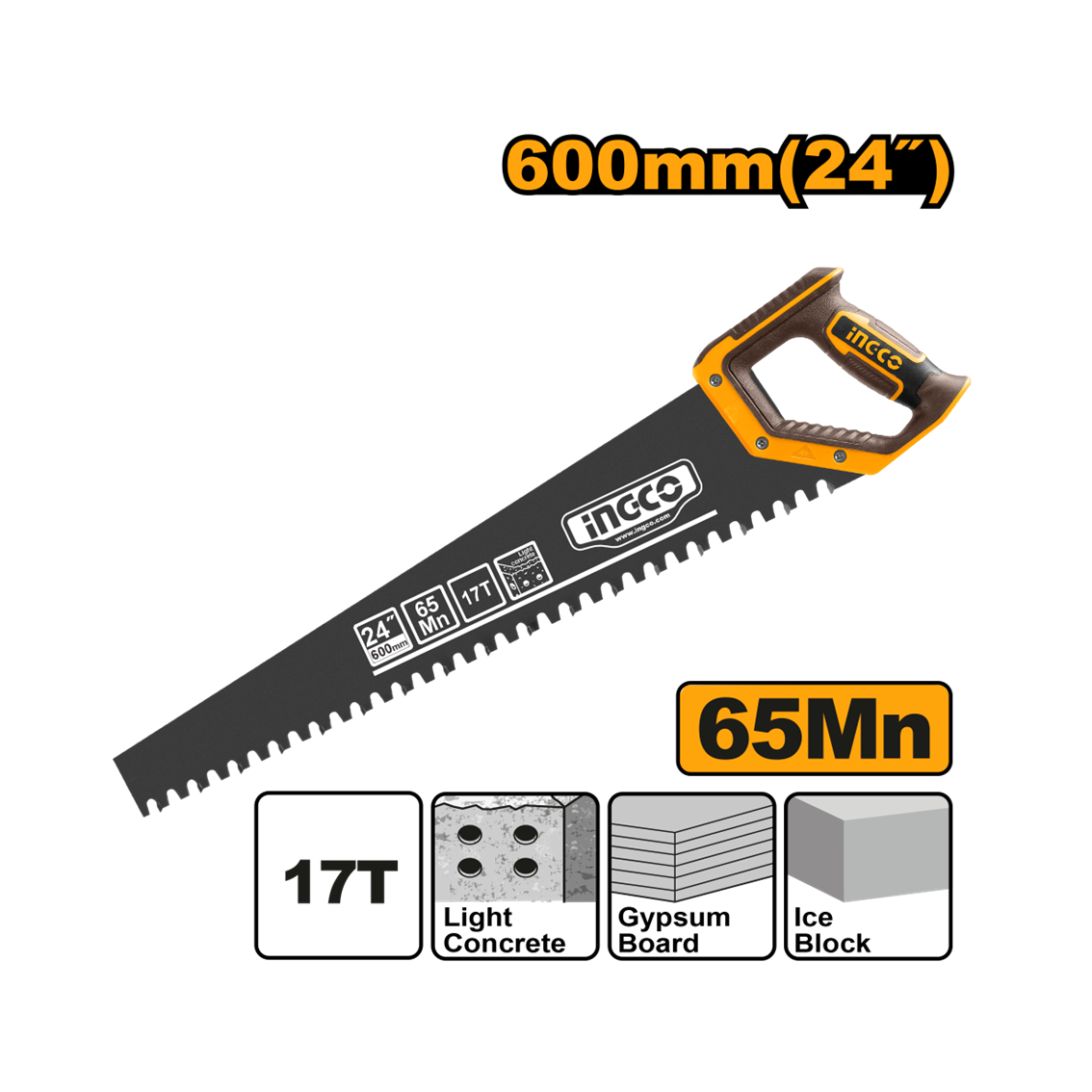 SERROTE P/CONCRETO CELULAR 24″ INGCO HCBS016001