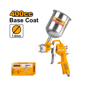 PISTOLA DE PINTURA GRAVITACIONAL 400CC ASG4041 INGCO ASG4041